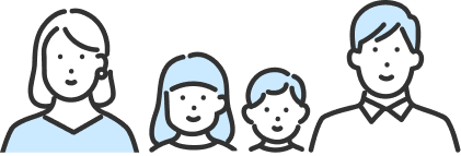 家族のイラスト