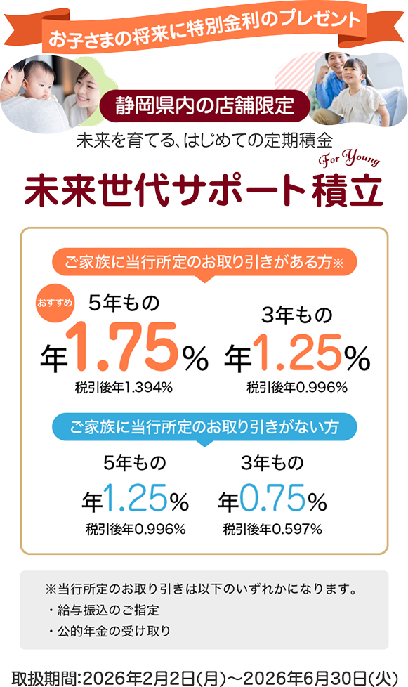 未来世代サポート積立