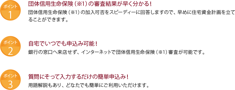 ネット審査の3つのポイント