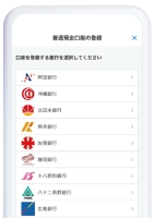 アプリを起動して必要事項を入力