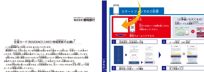 QRコードの掲載箇所